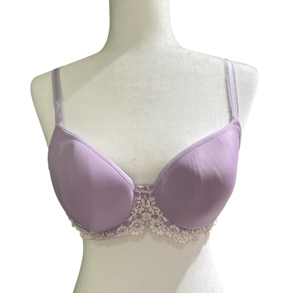 Wacoal Lavender Lace Trim Bra